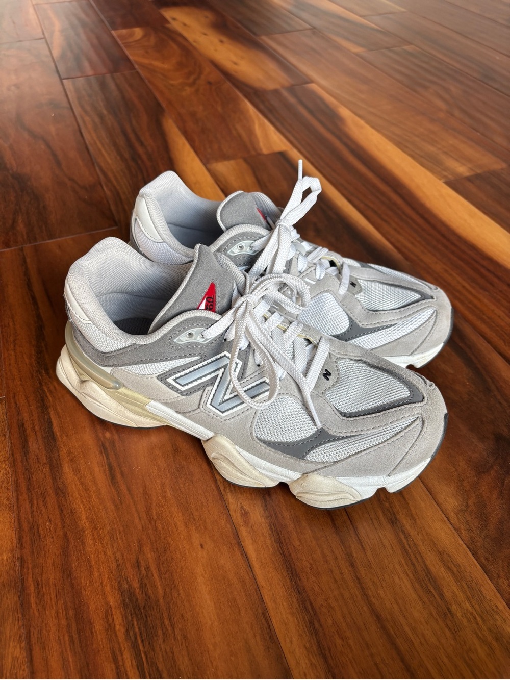 New Balance 9060 Raincloud with castlerock gray Women's 8 (Youth/Mens 6.5)